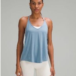 Lululemon Athletica Utility Blue Nulu  Tank Top